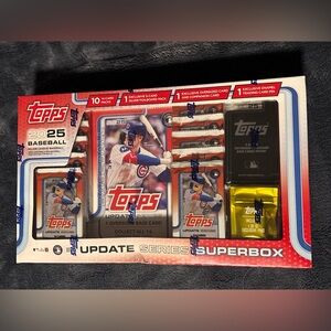 2025 Topps Update Series Baseball Superbox IN HAND